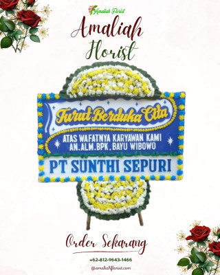 Papan Bunga Duka di Mangkang Wetan